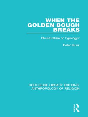 cover image of When the Golden Bough Breaks
